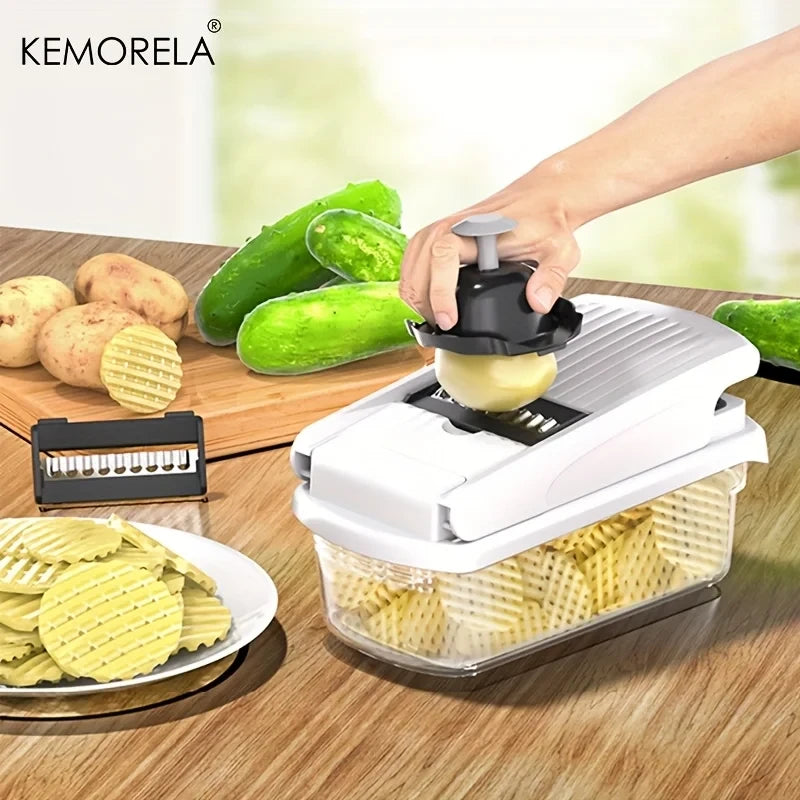 7-in-1 Multifunctional Vegetable Cutter Slicer Dicer Grater