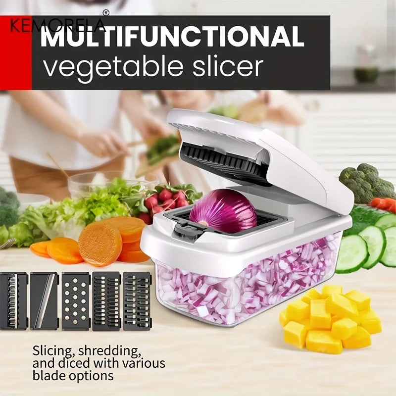 7-in-1 Multifunctional Vegetable Cutter Slicer Dicer Grater