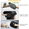 Bidirectional brush for pet electrostatic hair removal gloves